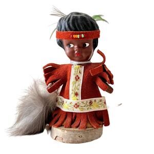 St-Tite Quebec Canada Vintage Souvenir Indien Art Eskimo INC. Vintage Rare